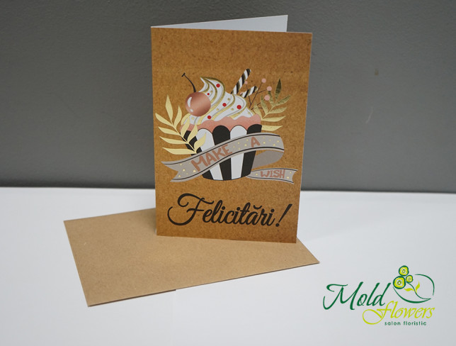 Greeting Card "Felicitari" with Envelope, 17 photo